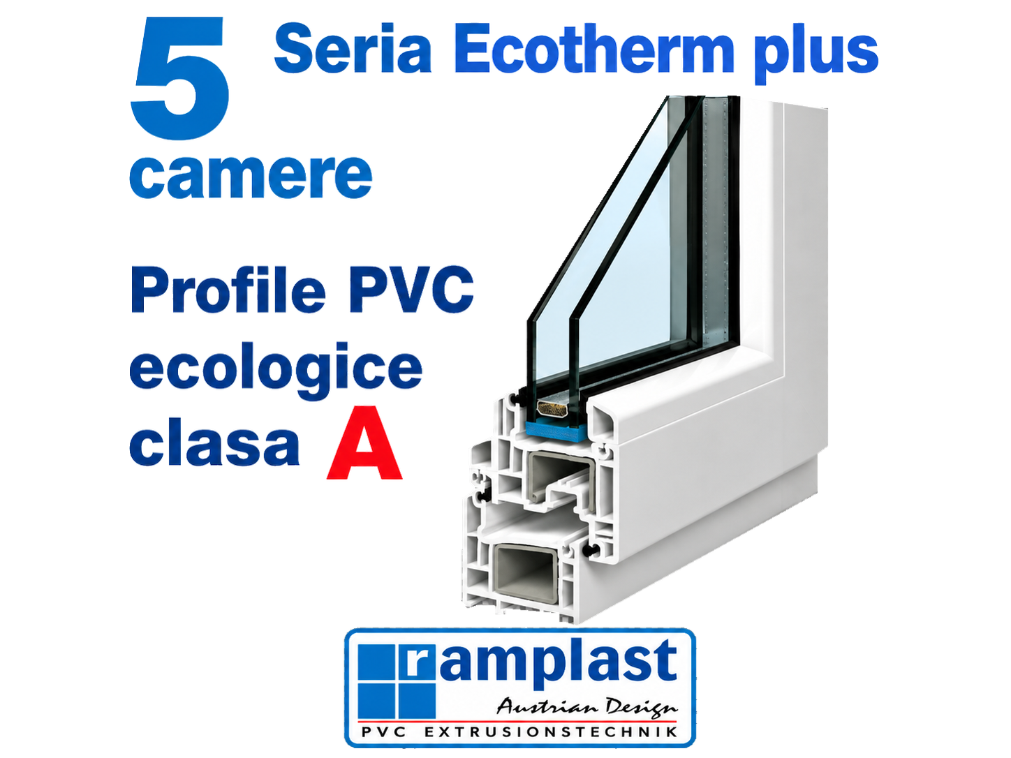 EcoTherm, 5 camere, sistem PVC